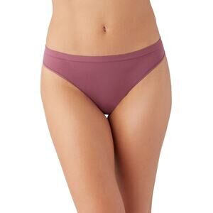 B. tempt'd by Wacoal Women's Comfort Intended Thong 979240 Maroon Size XL